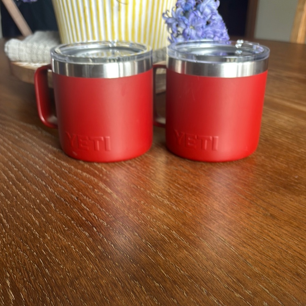 YETI Red Stainless Steel Mugs